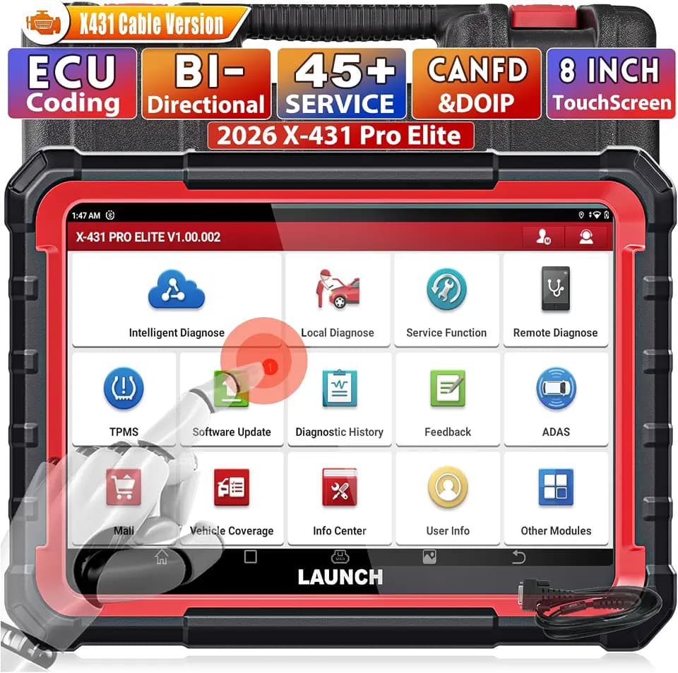 LAUNCH X431 PRO Elite Auto OBD2 Diagnosegerät, Bi-direktionales Scan-Tool