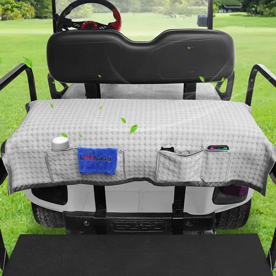Golf Cart Rear Seat Blanket Cooling Ice Silk Cover for EZGO Club Car Yamaha