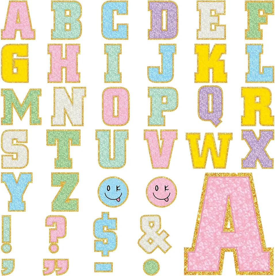 136 Pcs 12 in Extra Large Bulletin Board Letter Pastel Classroom Wall Decor