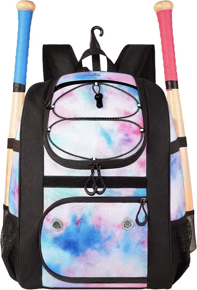 MATEIN Softball Bag, Lightweight Baseball Backpack with Shoe Compartment