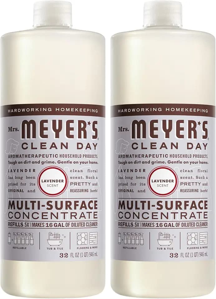 MRS. MEYER'S CLEAN DAY Multi-Surface Concentrate, Lavender, 32 oz, 2 Pack