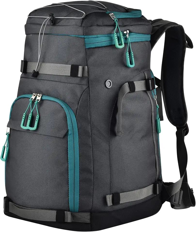 55L-70L Expandable Ski Boot Bag – Waterproof, Durable with Helmet Compartment – Ideal for Ski & Snowboard Gear – Men & Women