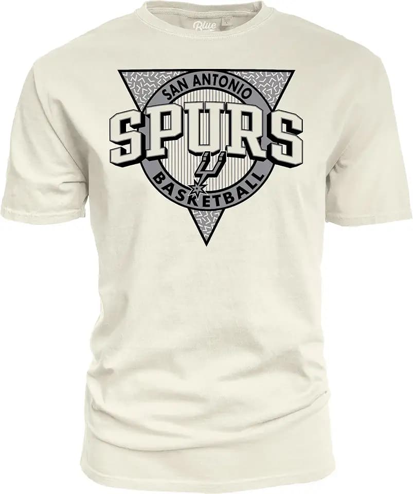 Blue 84 NBA Unisex-Adult NBA Officially Licensed T-Shirt Ringspun Triblock Ivory