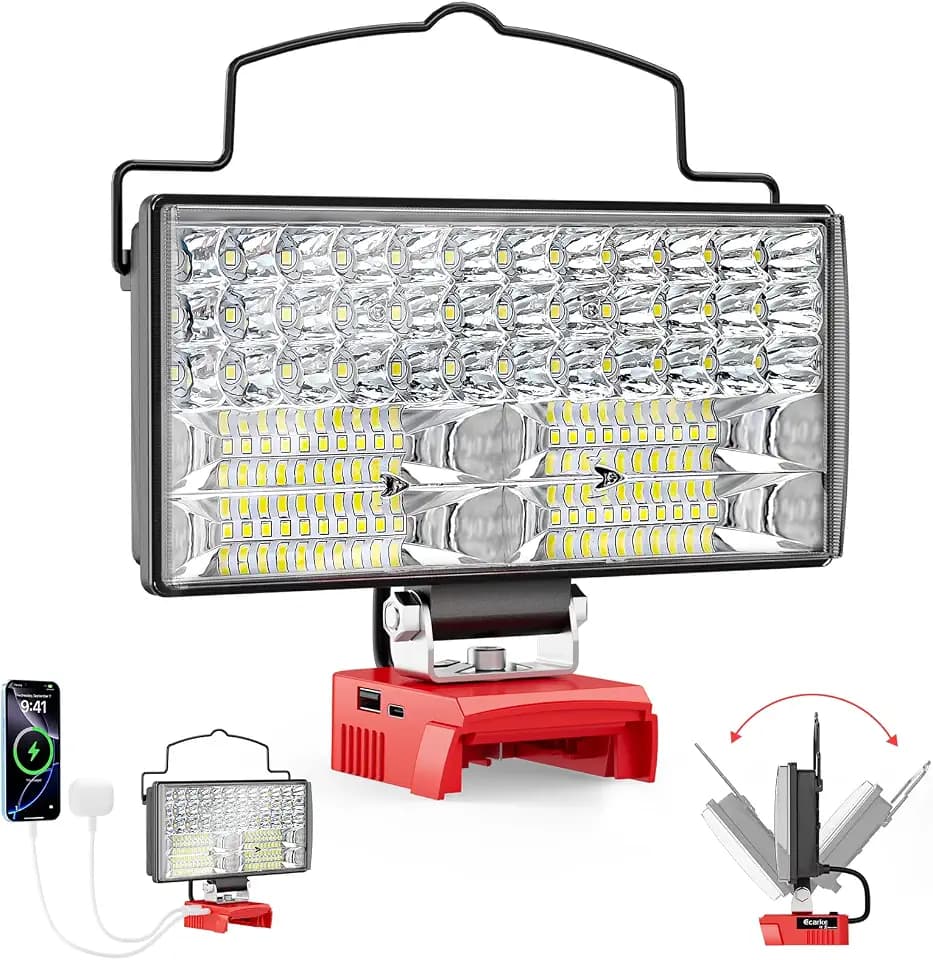 LED Work Light Compatible with Milwaukee 18V Battery,14500LM 145W,Tool Only