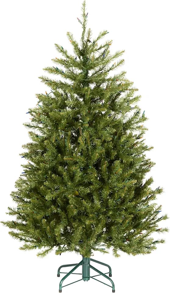National Tree Company 4.5ft Pre-Lit Dunhill Fir Artificial Christmas Tree