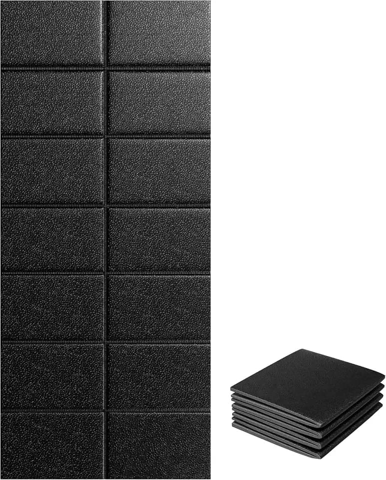 VTORY Walking Pad Mat for Carpet - 1/5" Thick Foldable Treadmill Mat