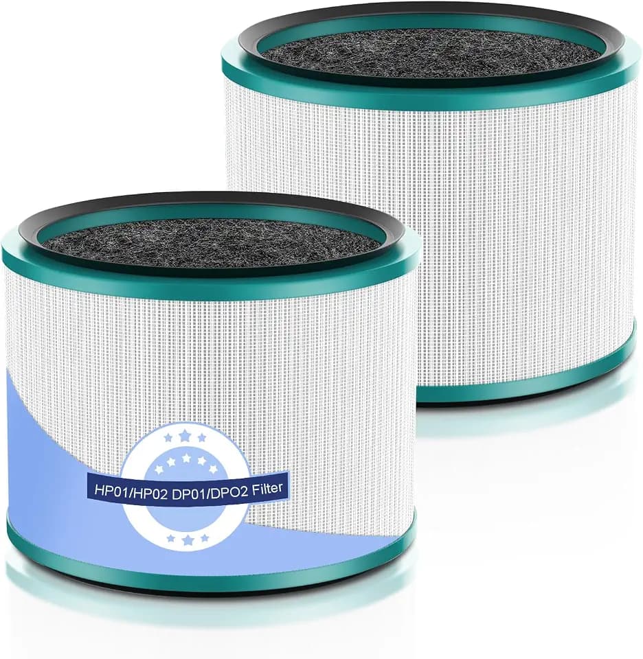 2 Pack HP01 HP02 Filter for Dyson HP01 HP02 Pure Hot Cool Link Air Purifier
