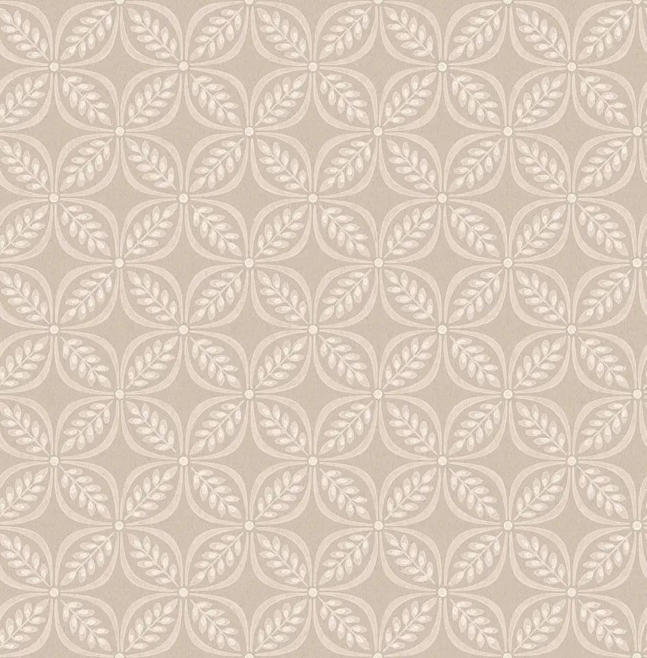 Brewster Wallcovering Morgrove Beige Trellis Wallpaper