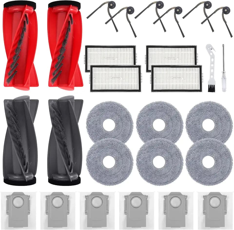 Accessories Kit for Roborock Qrevo 2 Pro/Qrevo Edge 2/3 Pro, Saros 20/10R