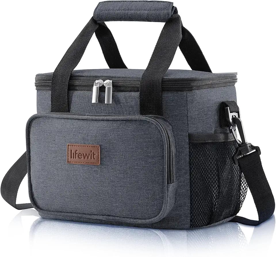 Lifewit Insulated Lunch Box for Men, Lunch Bag Cooler Women, 12-Can 9L