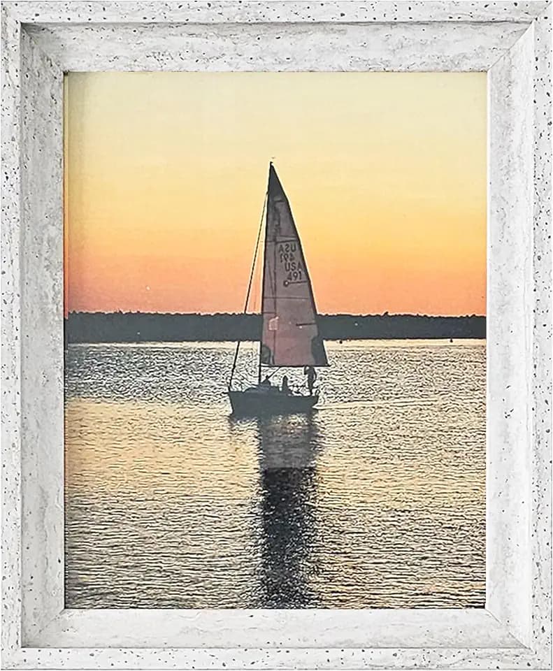 8x10 Wedding picture Frame for couples Photo Frame Family Picture Frame White Vintage Decor For Wall Hanging or Tabletop 8X10 Picture Frame Desk Standing Home Decor Wedding Gift Birthday Gift (Vintage Gray)