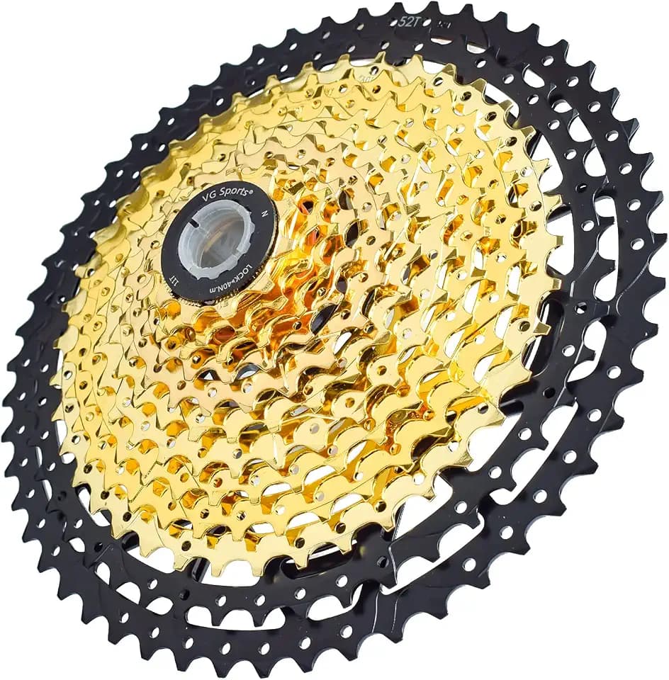 VG SPORTS 8/9/10/11/12 Speed Ultra-Light Bike Cassette for Mountain Bike 11-40T/11-42T/11-46T/11-50T/11-52T MTB Cassette Lightweight Aluminum Bracket Cassette