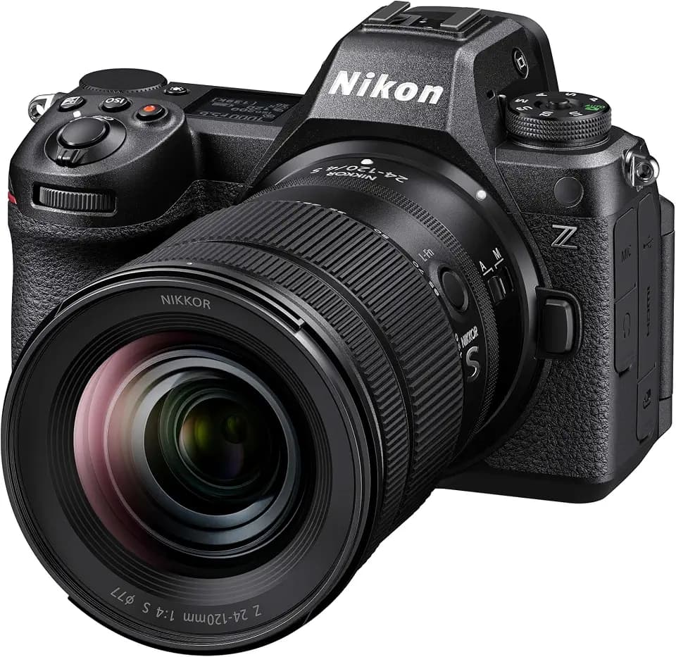 Nikon Z 6III Kit Z 24-120mm 1:4S (teilw. gestapelter CMOS Sensor,6k RAW-Video,bis 120 Bilder/Sek.,elektr.Sucher (5.7MP),neig- und drehbarer Monitor,bis -10 Grad)