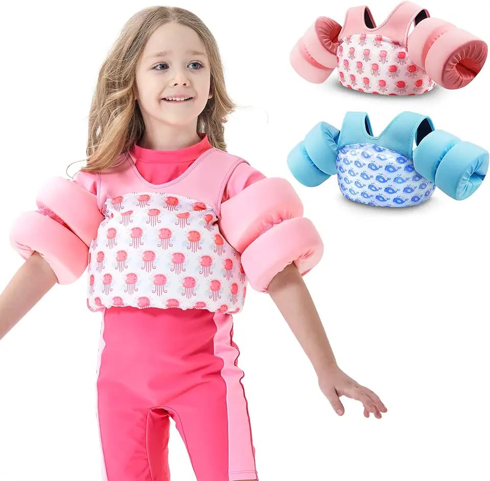 COVACURE Toddler Swim Vest, for 22-66 lbs, 2-8 Years