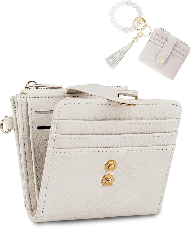 Wristlet Wallets for Women,Keychain Wallet RFID Small Wallet