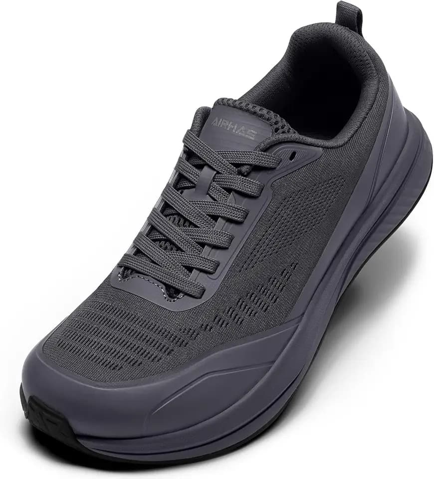 AIRHAS Mens Wide Toe Box Gym Shoes Low Drop Sneakers