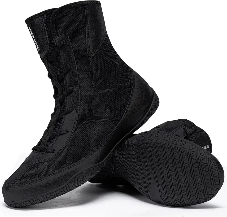Wrestling Boxing Boots Wide for Men Youth High Top Non-Slip