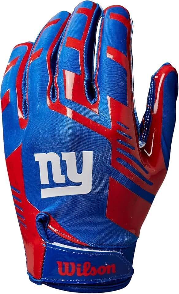 Wilson NFL Stretch Fit Football Gloves – Youth and Adult Sizes