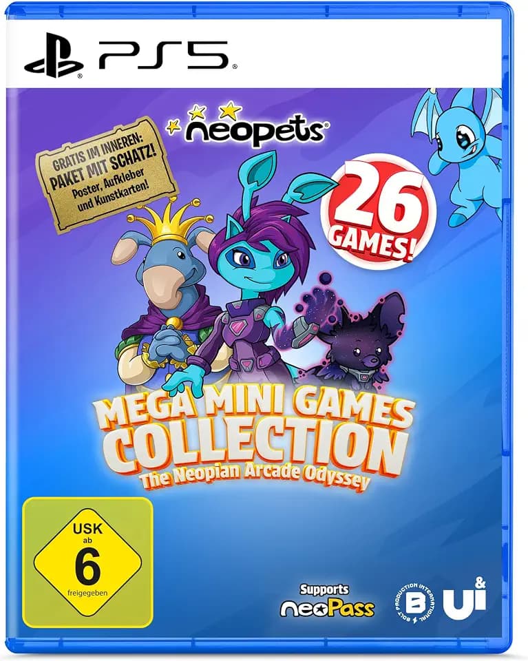Neopets - Mega Mini Games Collection - The Neopian Arcade Odyssey - Day 1 Edition - PS5