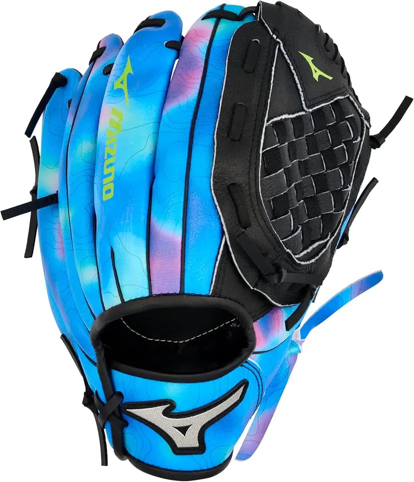Mizuno Prospect PowerClose Youth Baseball Glove Series I V-Flex Notch I Parashock Palm Pad I Buttersoft Palm Liner