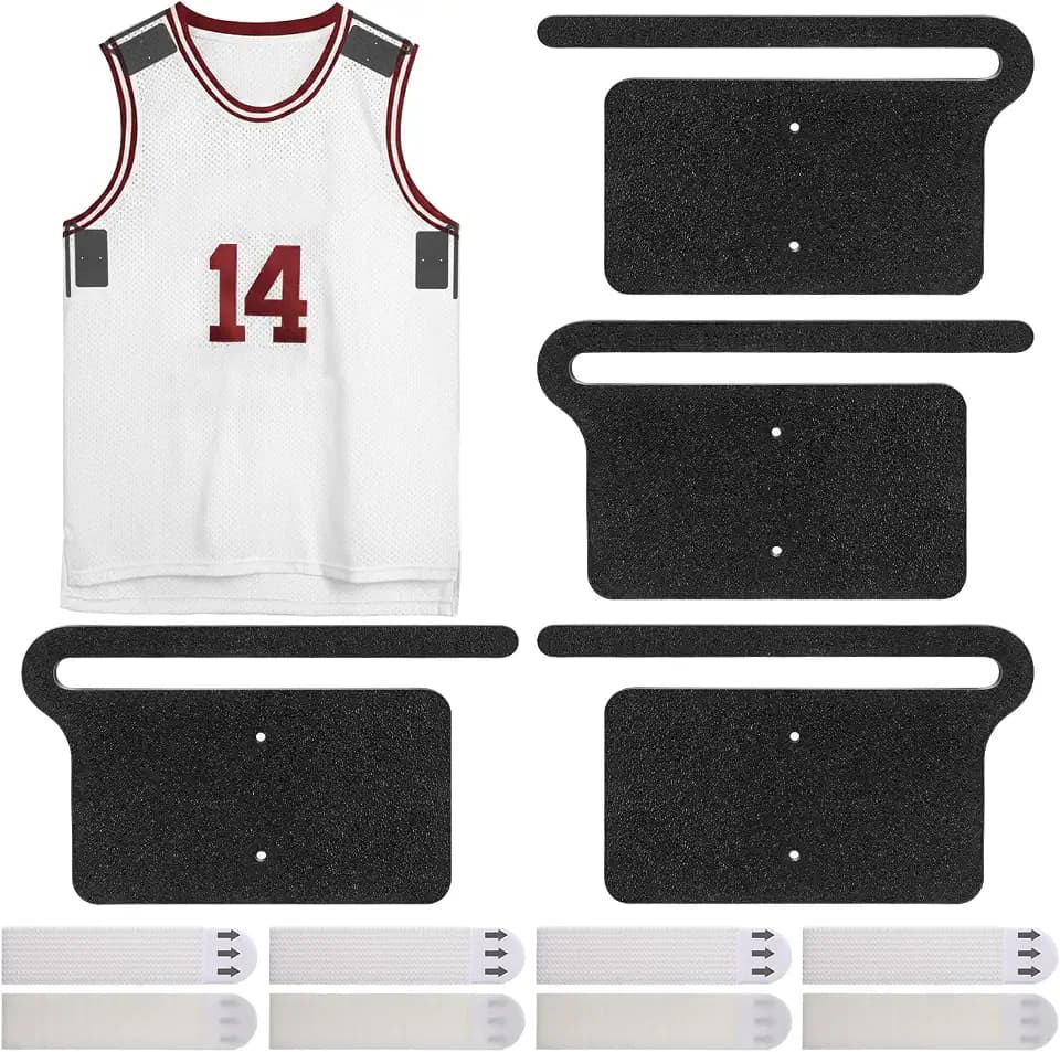 Strong Adhesive Invisible Jersey Hanger for Wall - No Drill Jersey Display