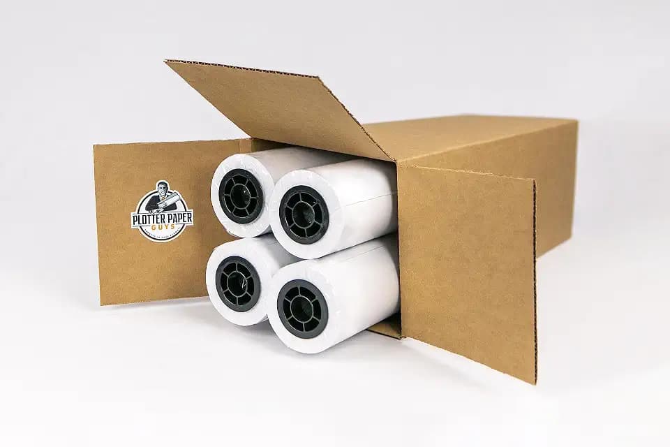 20lb Uncoated Inkjet Bond Paper, 30" x 150', 2" core, 4 rolls per box