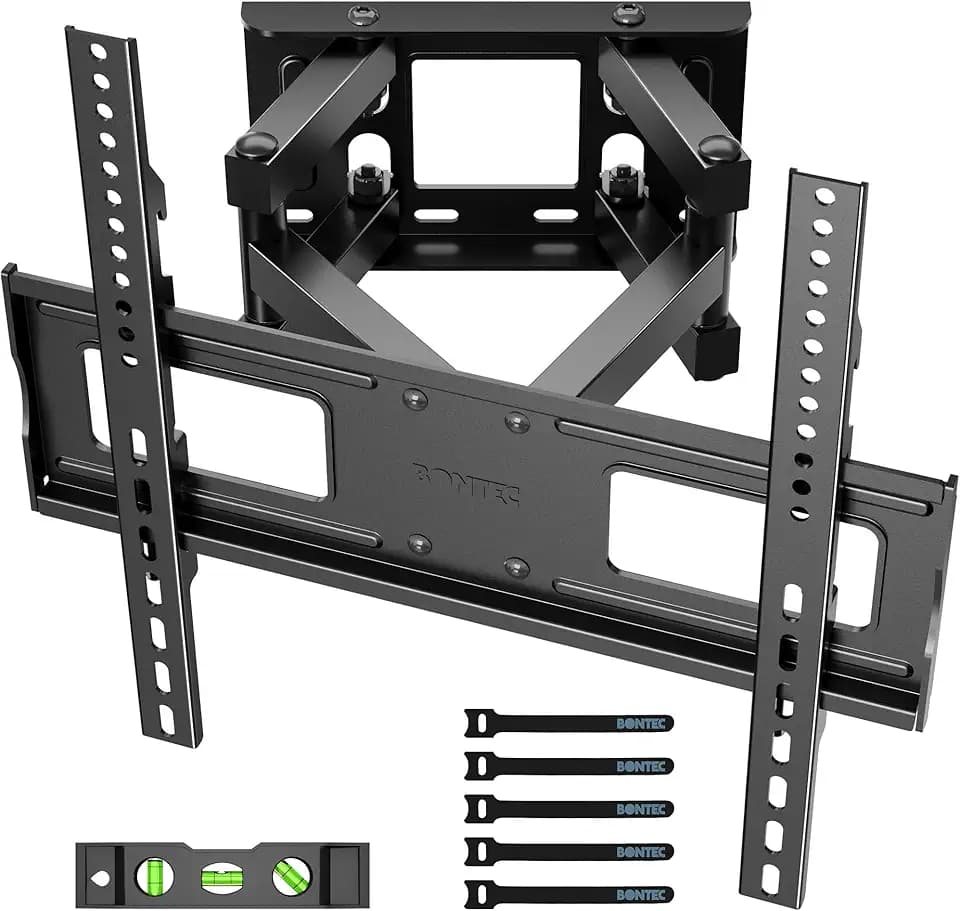 BONTEC TV Wandhalterung 23-70 Zoll Fernseher, vollbeweglich, bis zu 45 kg