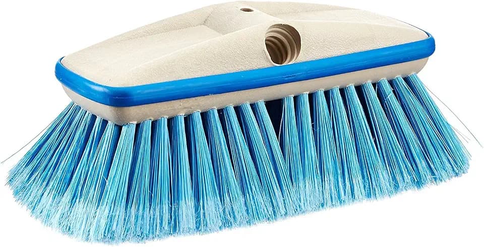 STAR BRITE Deluxe Medium Wash 8" Brush Head with Bumper, Dual Connections