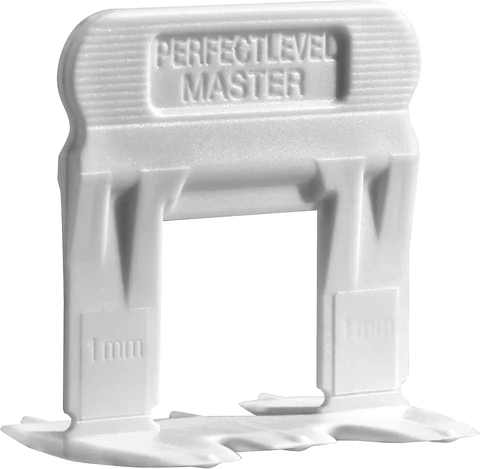 T-Lock Perfect Level Master - Professional Anti Lippage Tile Leveling System - 1500 Tile Leveling Clips (1/32" (1mm))