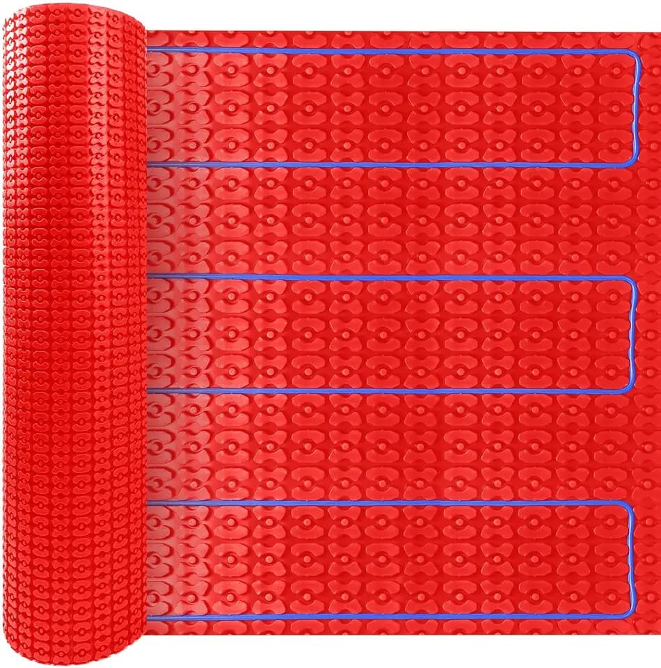 MAXKOSKO 161 Sq Ft Heated Floor Mat Heating Cable Uncoupling Membrane