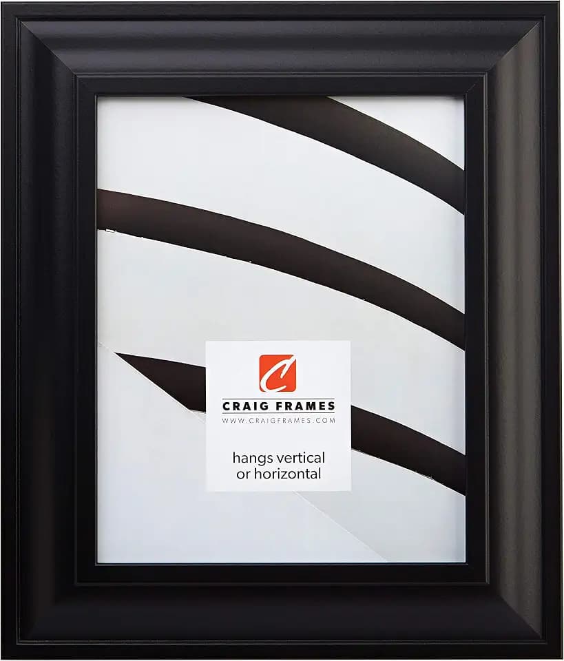 Craig Frames 16x24 Black Picture Frame, Home Wall Decor for Art and Photos