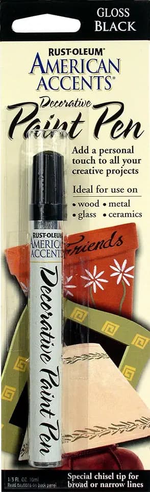 Rust-Oleum American Accents Satin Black Paint Pen