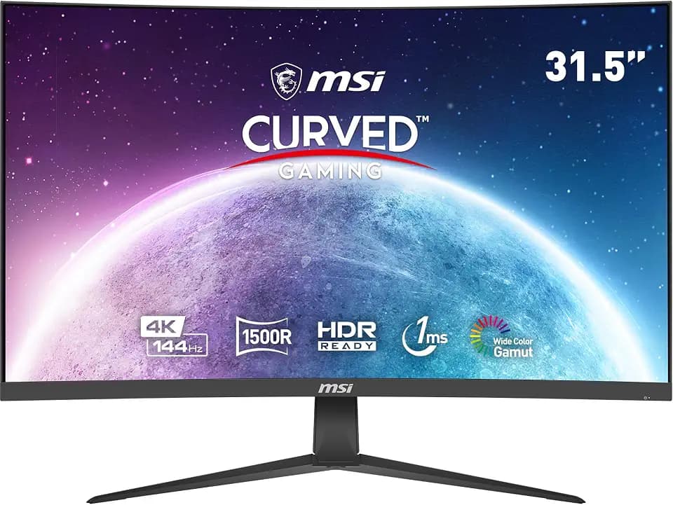 msi G321CU écran plat de PC 80 cm (31.5") 3840 x 2160 Pixels 4K Ultra HD Noir