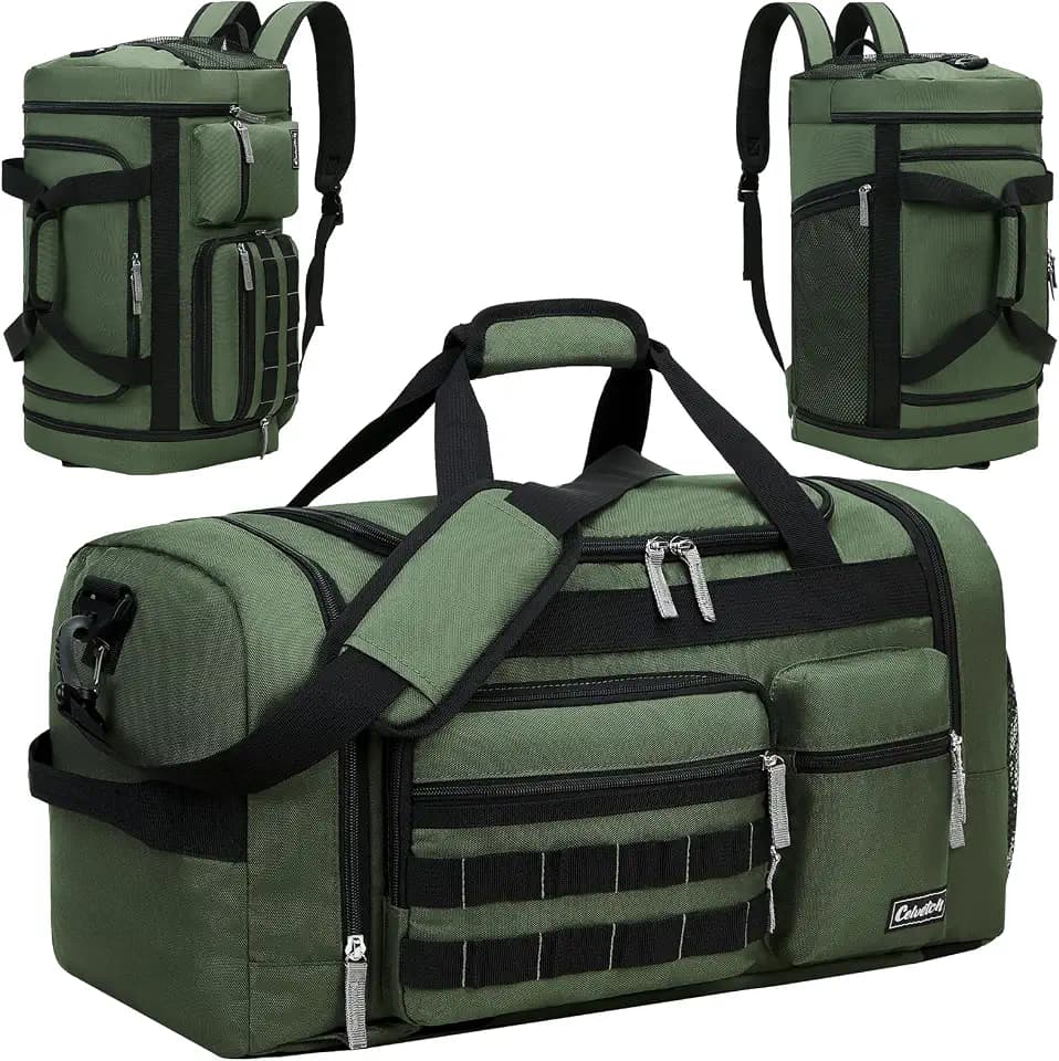 Gym Bag for Men Women 3-in-1 Sports Travel Duffel Bag, 39L, Green