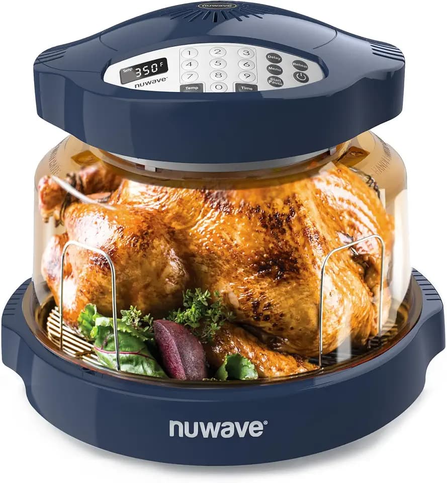 Nuwave Oven Pro Plus Air Fryer, Infra-Red Countertop, PFAS Free, Dark Blue