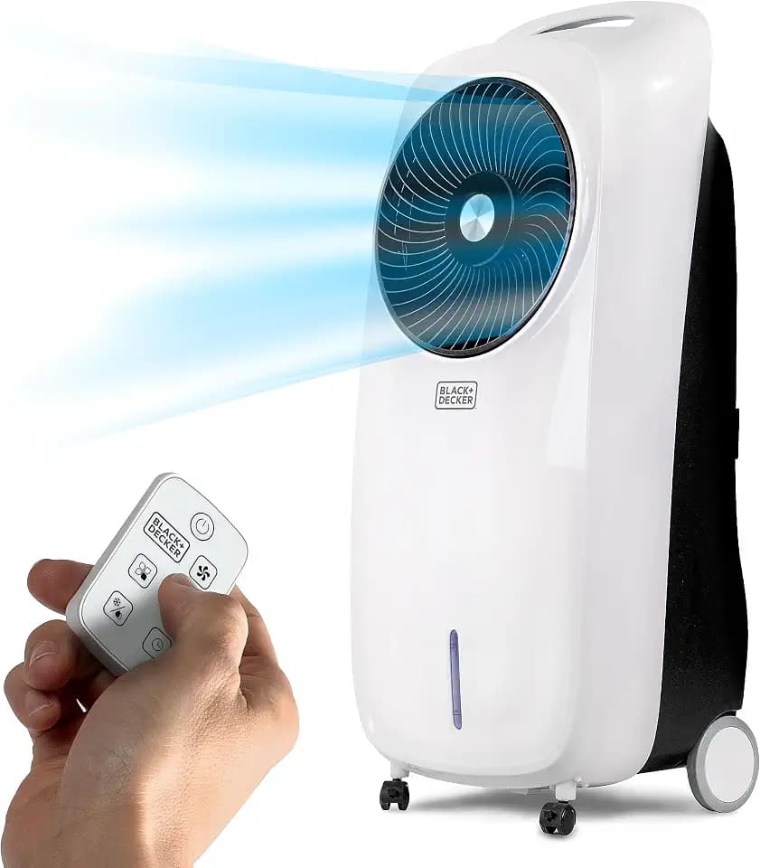 BLACK + DECKER Portable Evaporative Air Cooler with LED Display, BEAC75