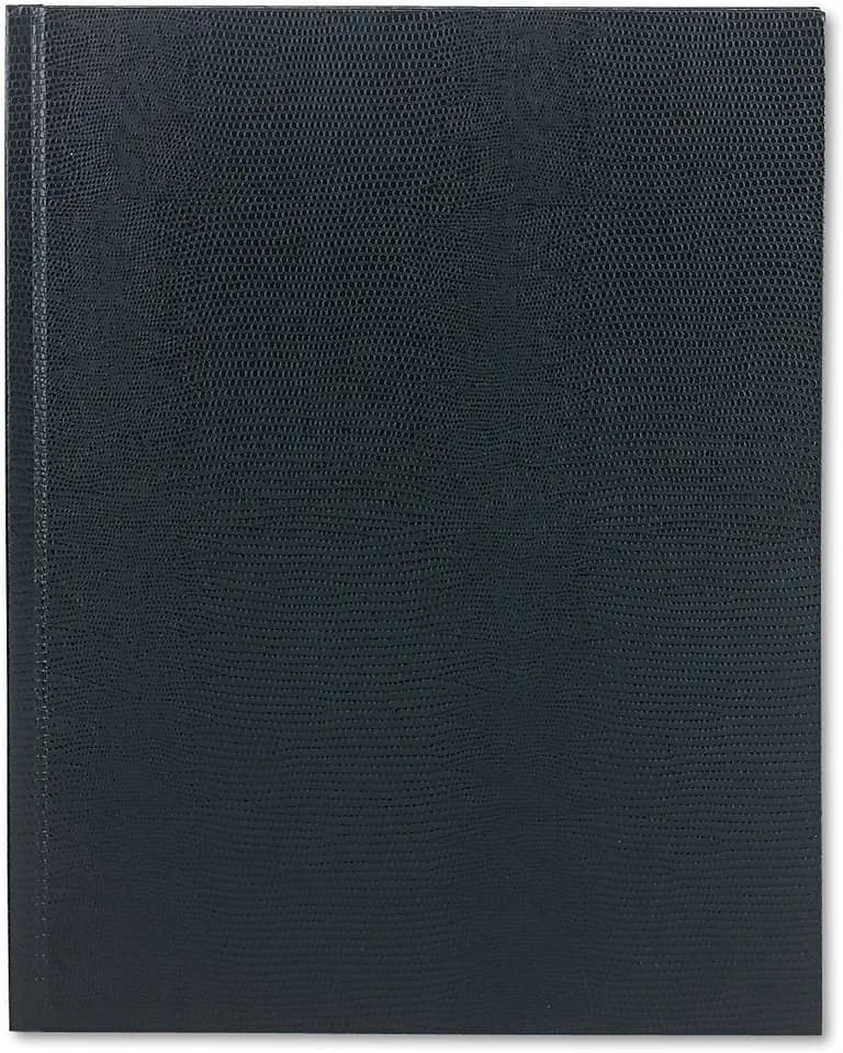 Blueline Executive Journal, Lizard-Like Hard Cover, Ribbon Bookmark, 150 Pages, 10.75" x 8.5", Blue (A10.82)
