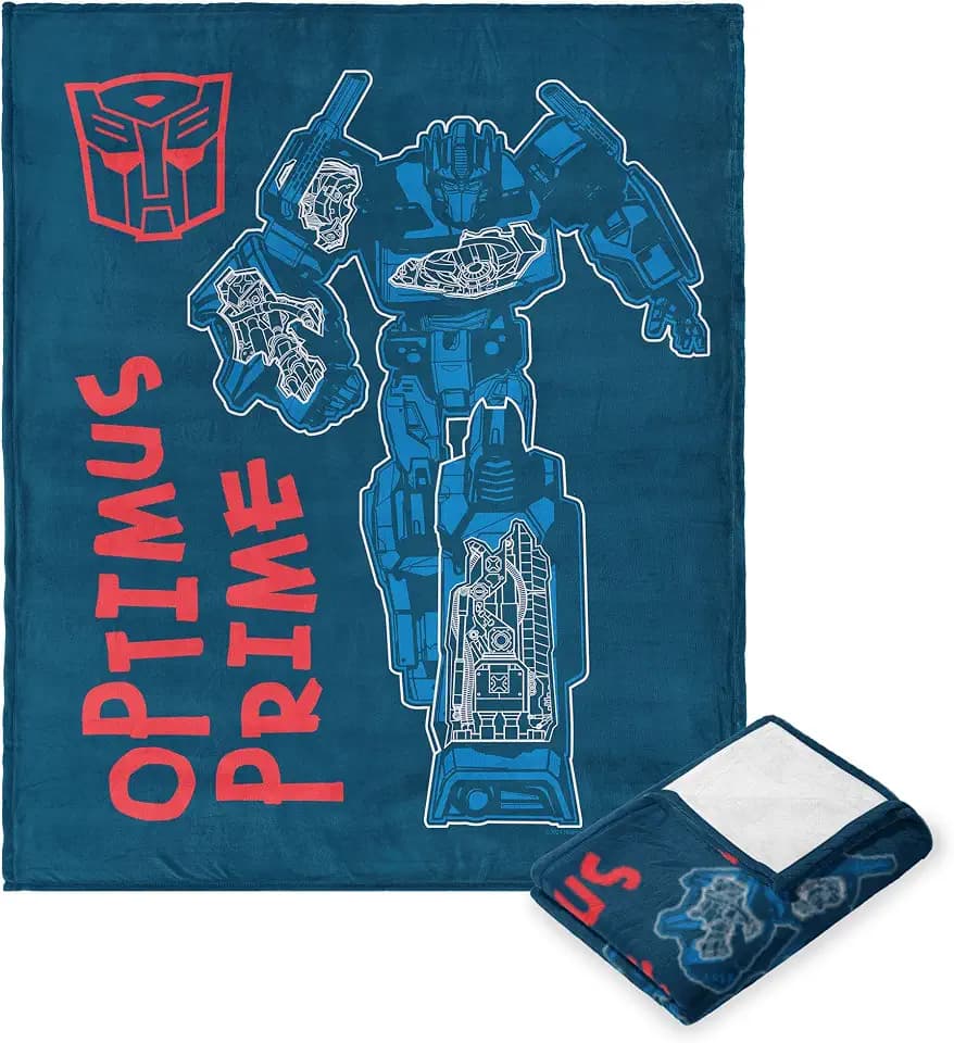 Northwest Hasbro Transformers, Power Punch, Silk Touch Throw Blanket, 40 x 50 Inches