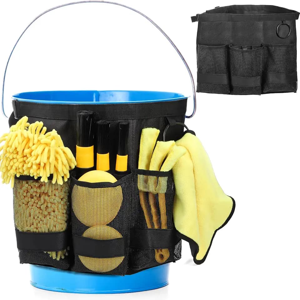 5 Gallon Bucket Tool Organizer, Bucket Storage Bag with Compartments