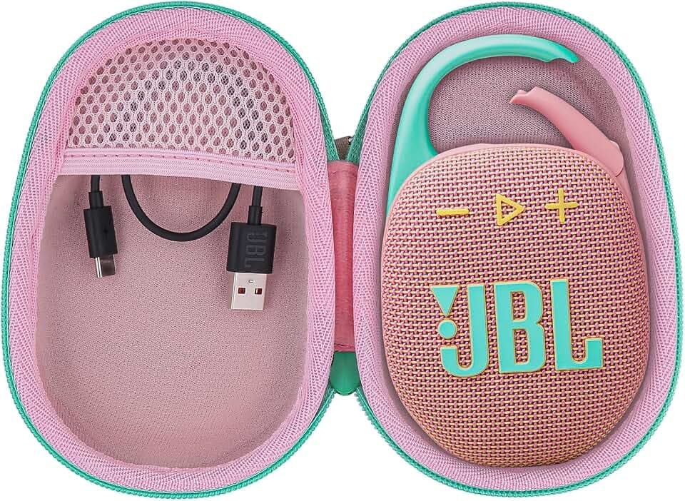 co2CREA Harte Schutzhülle für JBL Clip 5 /Clip 4 Eco Bluetooth Lautsprecher