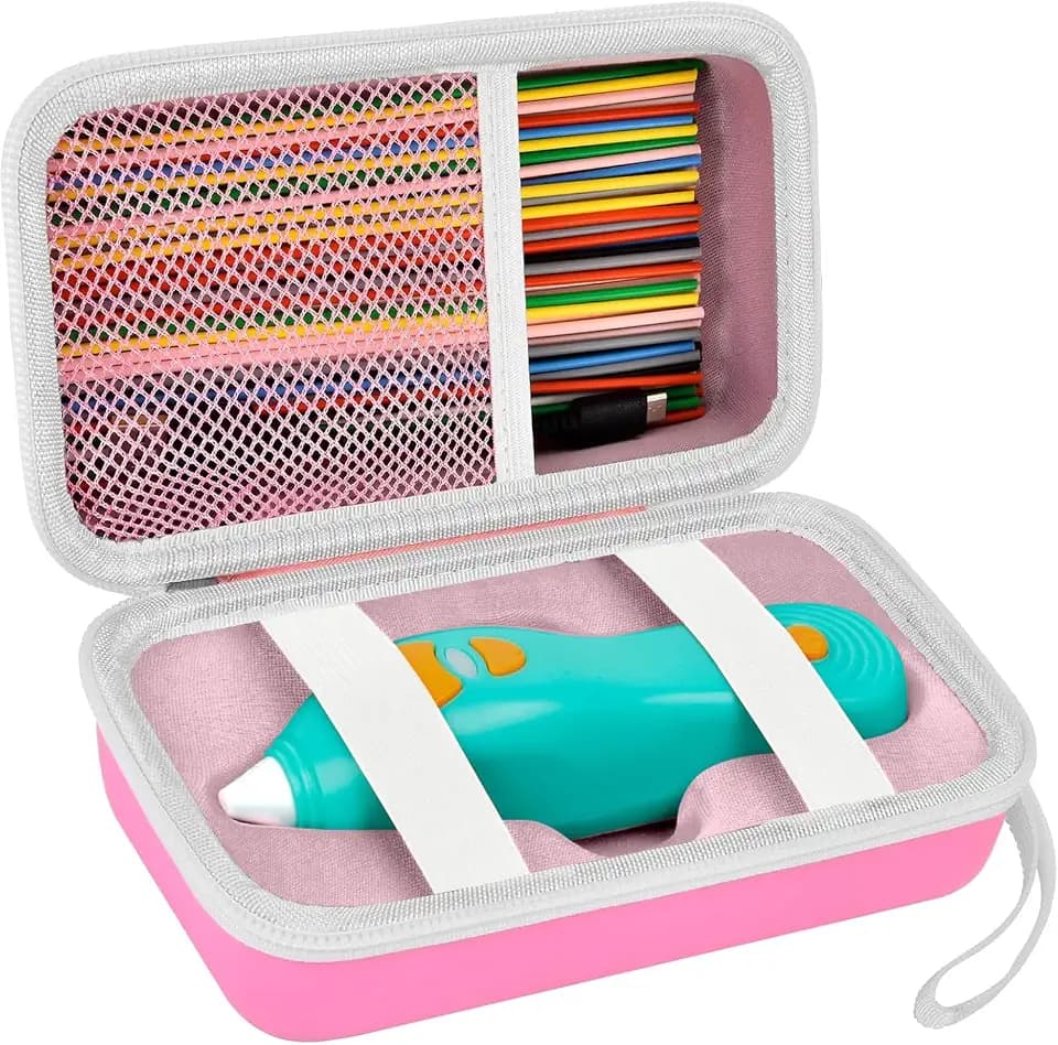 ANKHOH 3D Pen for Kids Case, for 3Doodler Start+ Essentials, Pink