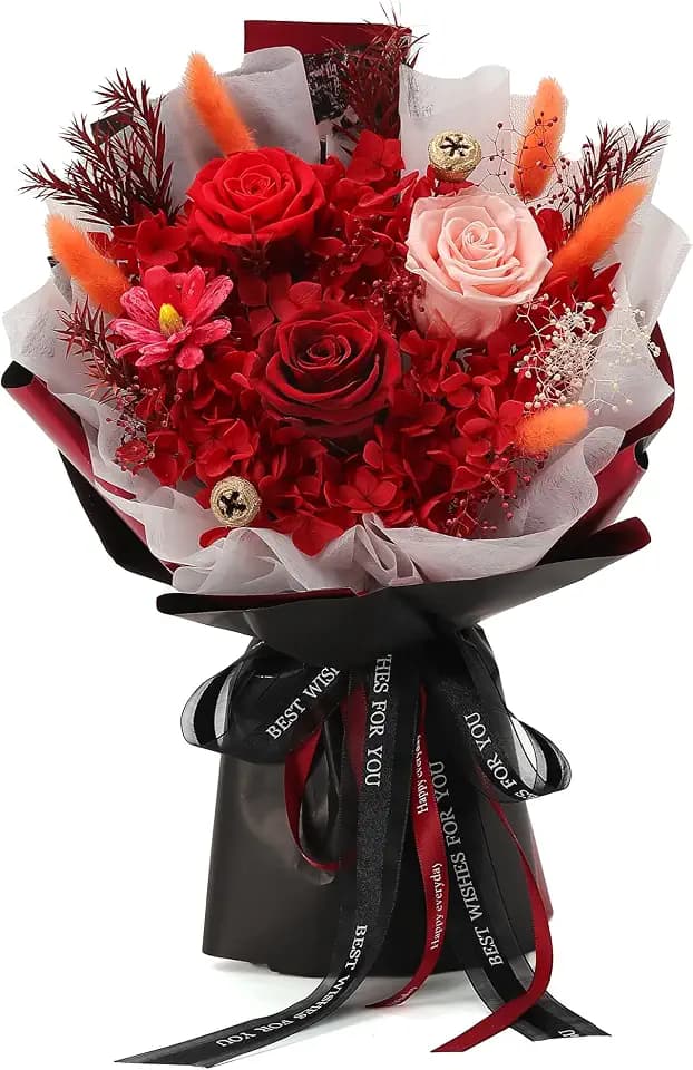BestFlower Mothers Day Flowers Bouquet Gifts for Mom,Roses Bouquet Gifts for Women Mom Wife from Daughter,Fresh Flowers for Delivery