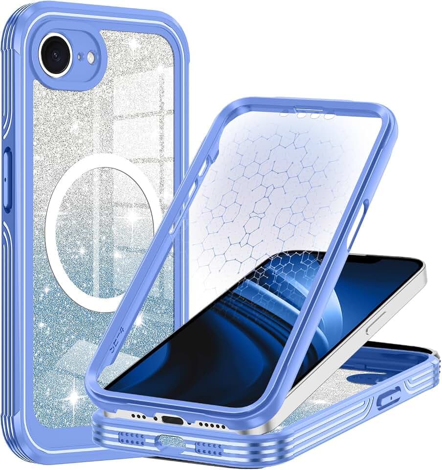 Hekodonk for iPhone 16e Case Magnetic,Built-in Screen Protector