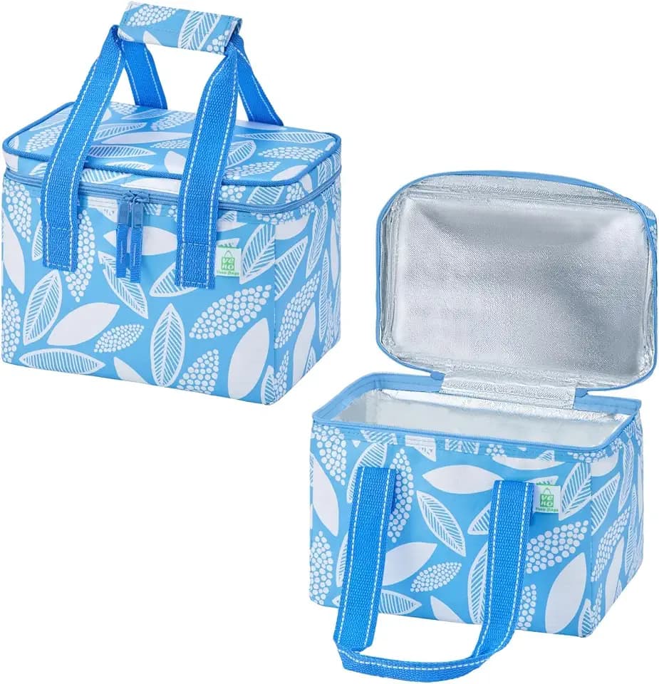 VENO 2 Pack Insulated Lunch Bags, 12 Can, Water-Resistant, Spring Breeze