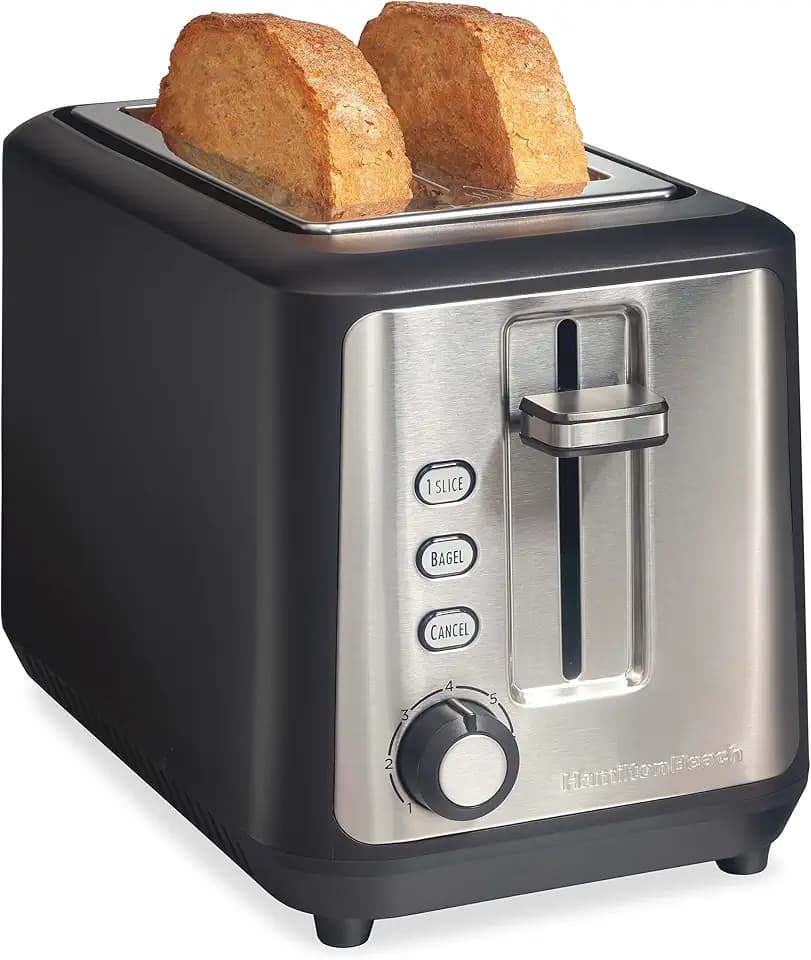 Hamilton Beach Gourmet 2 Slice Slot Toaster with Sure-Toast Technology