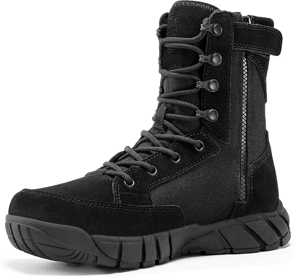 FREE SOLDIER Men's ULT Speed 8" Zip Military Tactical Boot