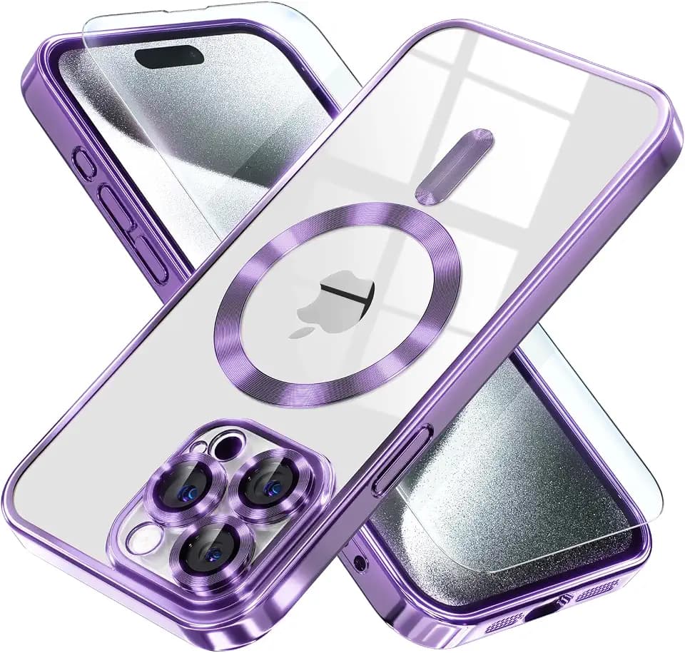 Magnetic for iPhone 15 Pro Max Case Compatible with MagSafe