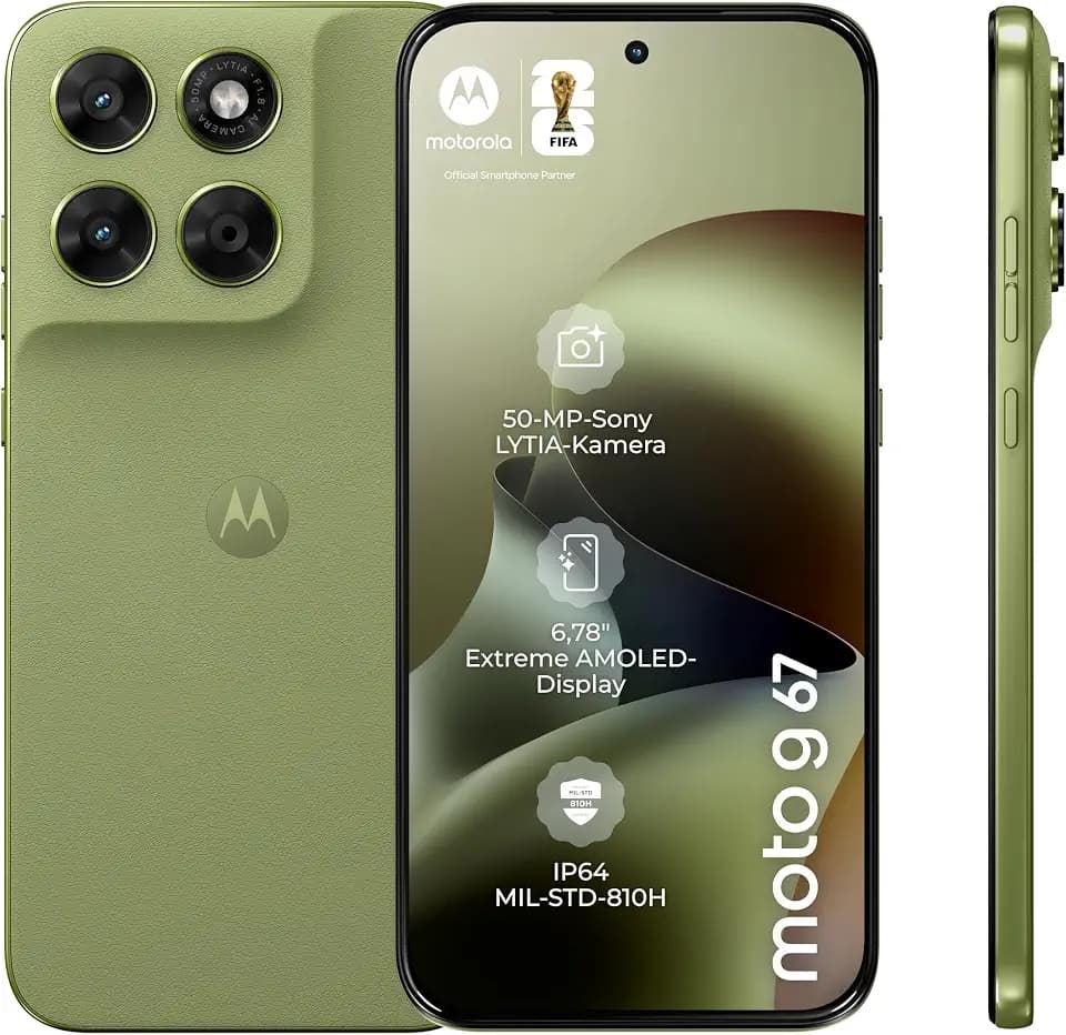 Motorola Moto g67 5G Smartphone 50-MP-Kamera 4-256 GB Nile
