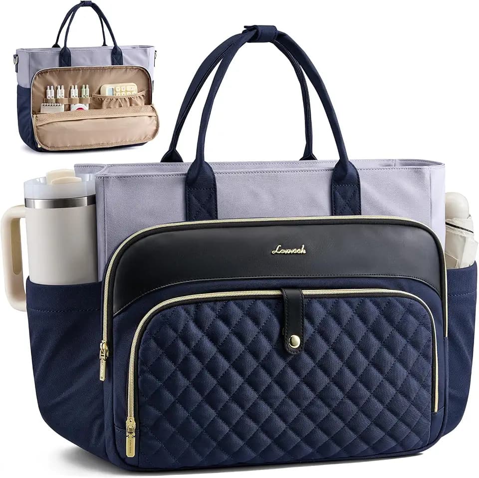 LOVEVOOK Laptop Bag for Women, Work Tote Computer Bag for Teacher Nurse