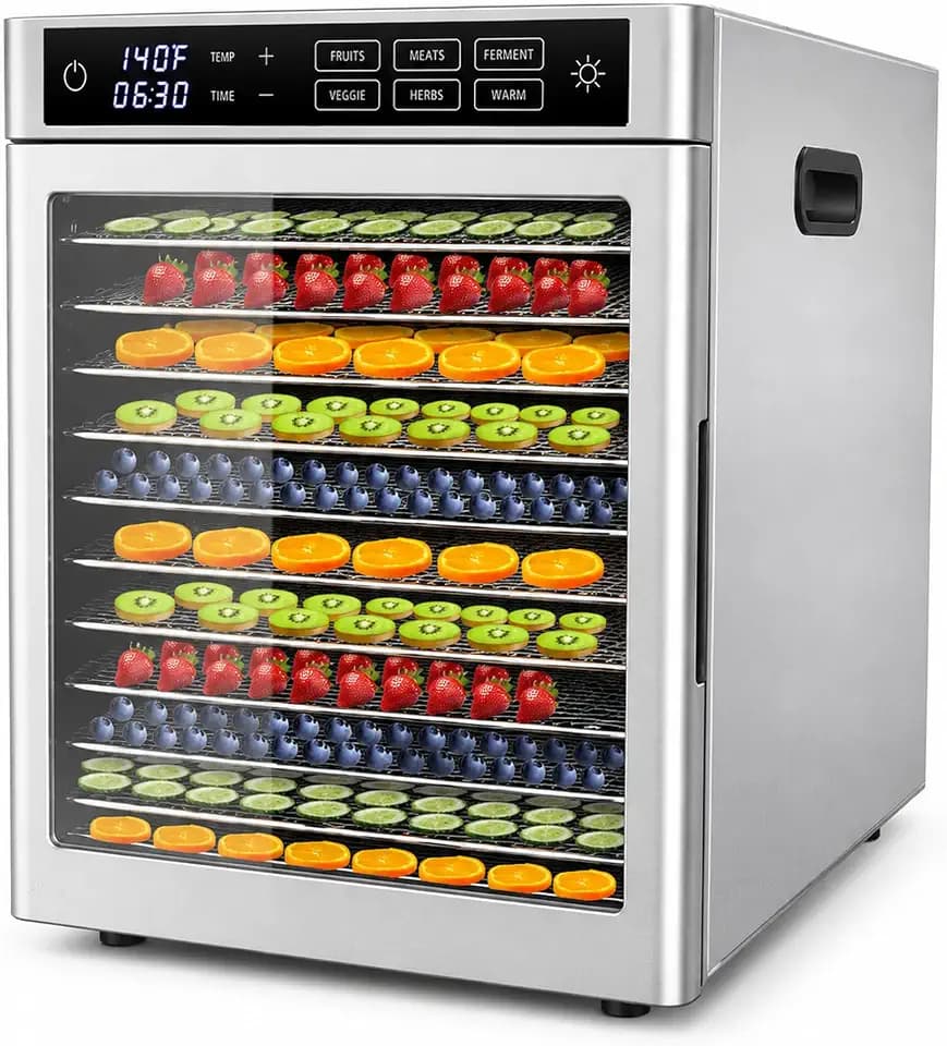 12-Tray Commercial Food Dehydrator